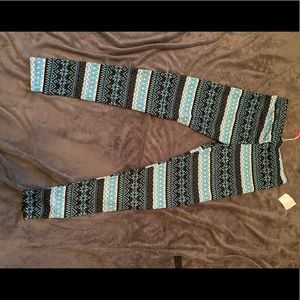 M/L Beautiful Blue Leggings!